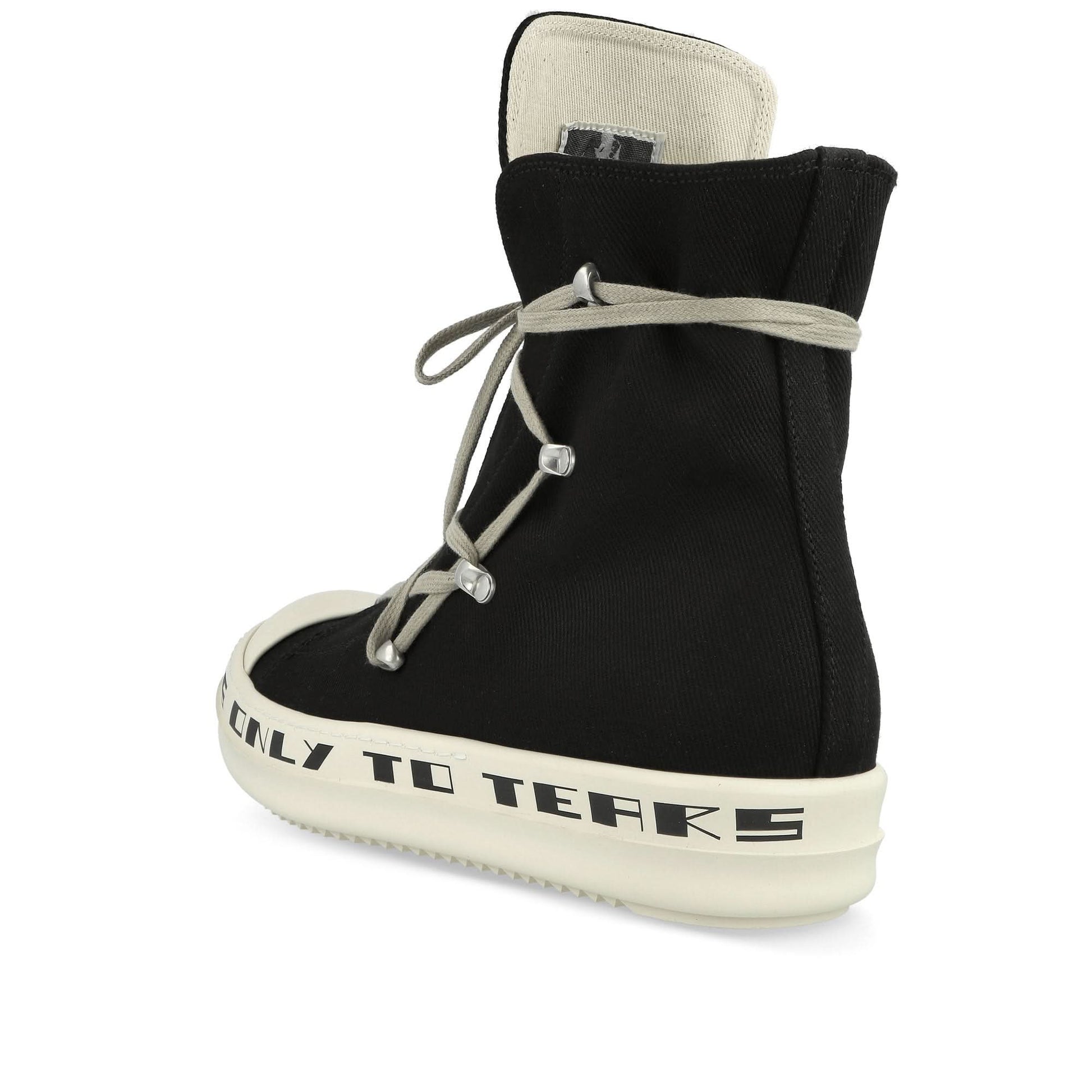 Rick Owens Hexa Sneaks Black Sneaker Detail view 3 | Gate