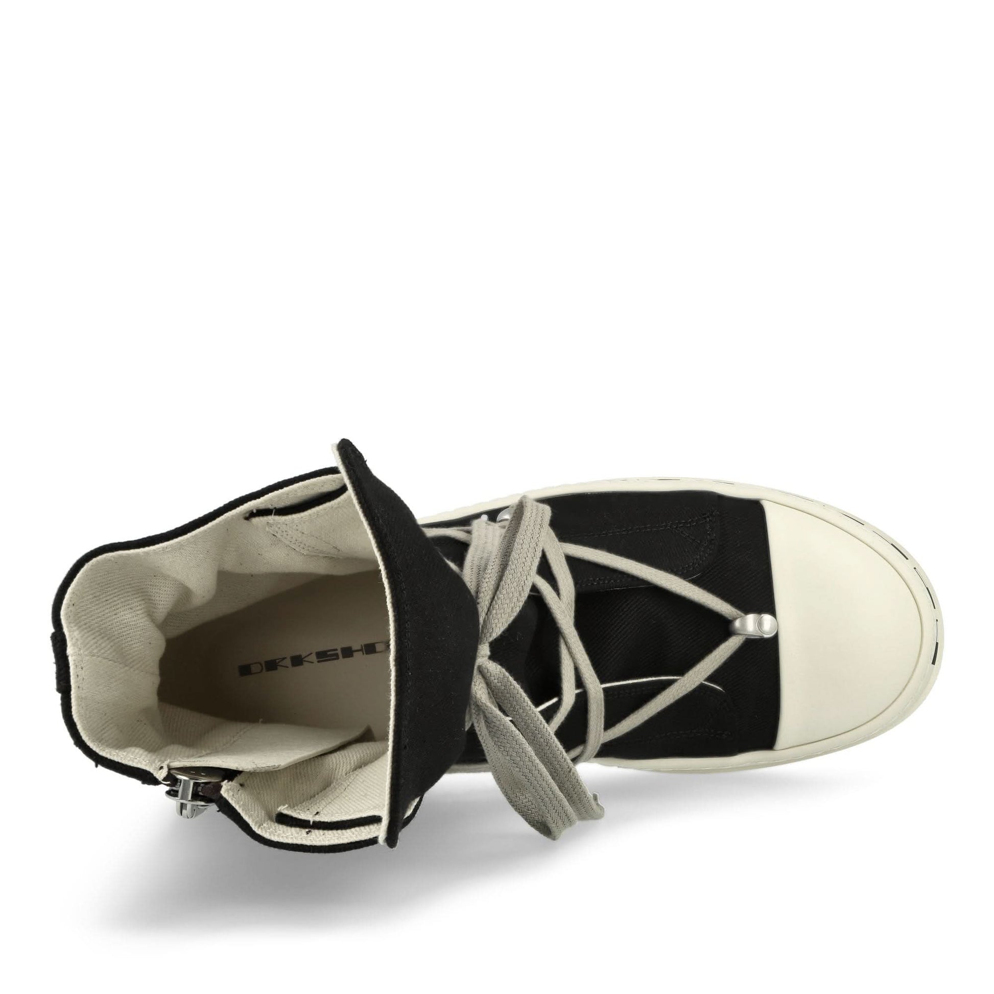 Rick Owens Hexa Sneaks Black Sneaker Detail view 5 | Gate
