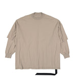 Rick Owens DRKSHDW Tommy Hustler Sweat Dirty Pearl Sweatshirts DU02E7266 JDB 88 Detail View 1 | GATE