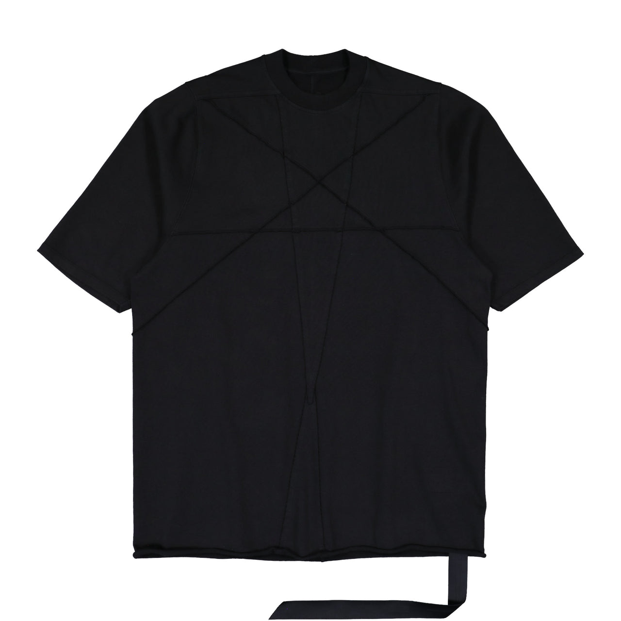 Rick Owens DRKSHDW Jumbo SS T Black T-Shirts DU02E7274 RIGET2 09 Detail View 1 | GATE