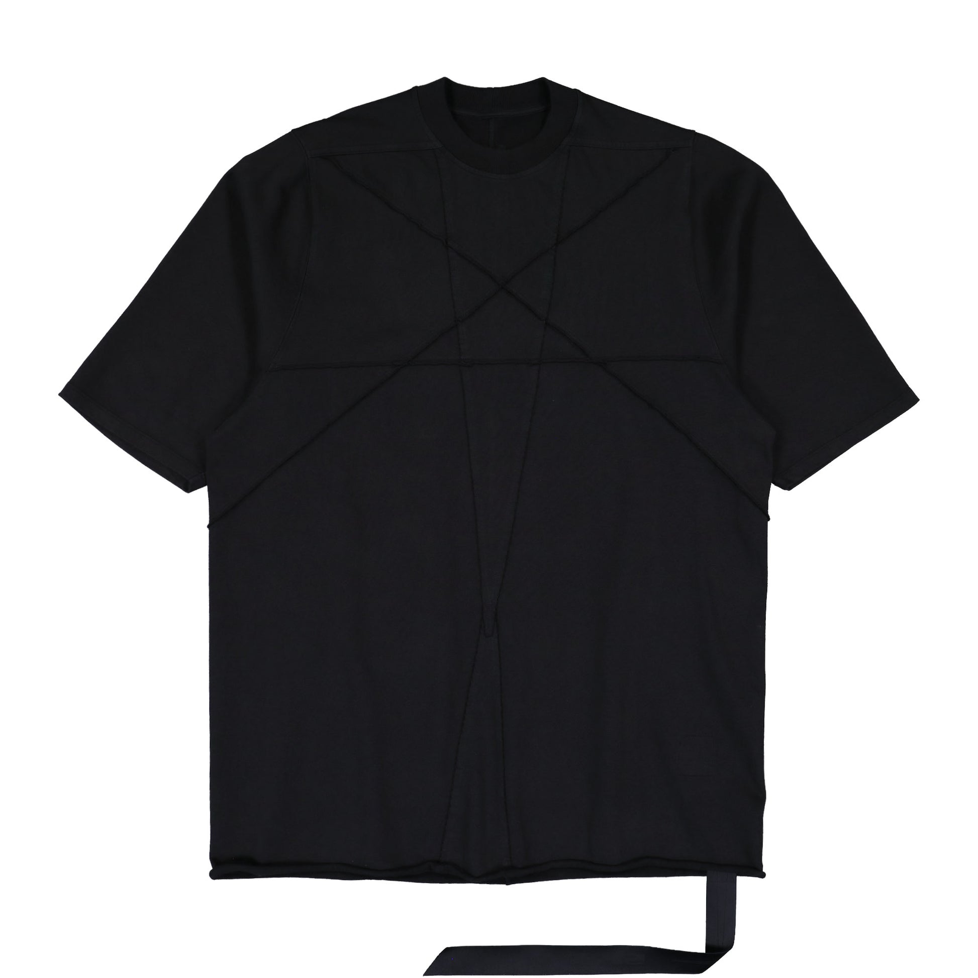 Rick Owens DRKSHDW Jumbo SS T Black T-Shirts DU02E7274 RIGET2 09 Detail View 1 | GATE