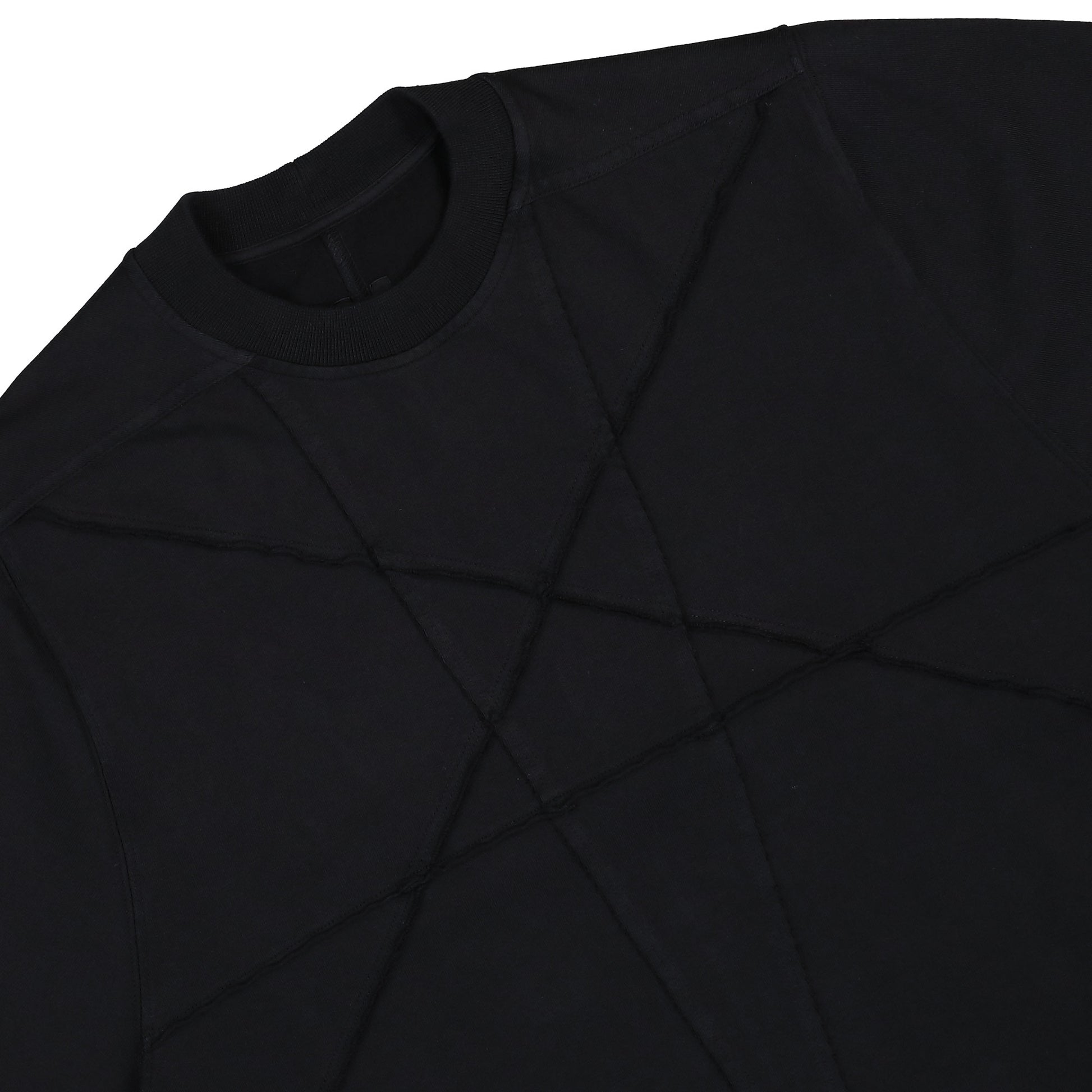 Rick Owens DRKSHDW Jumbo SS T Black T-Shirts DU02E7274 RIGET2 09 Detail View 3 | GATE