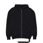 Rick Owens DRKSHDW Jumbo Gimp Hoodie Black Hoodies DU02E7283 FSL 09 Detail View 1 | GATE
