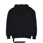 Rick Owens DRKSHDW Jumbo Gimp Hoodie Black Hoodies DU02E7283 FSL 09 Detail View 2 | GATE