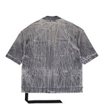 Rick Owens DRKSHDW Magnum Tommy Shirt Black Washed Foil Shirts DU02E7294 SDWF 59 Detail View 2 | GATE