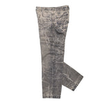 Rick Owens DRKSHDW Geth Jeans Black Washed Foil Denim Pants DU02E7351 DWF 59 Detail View 3 | GATE
