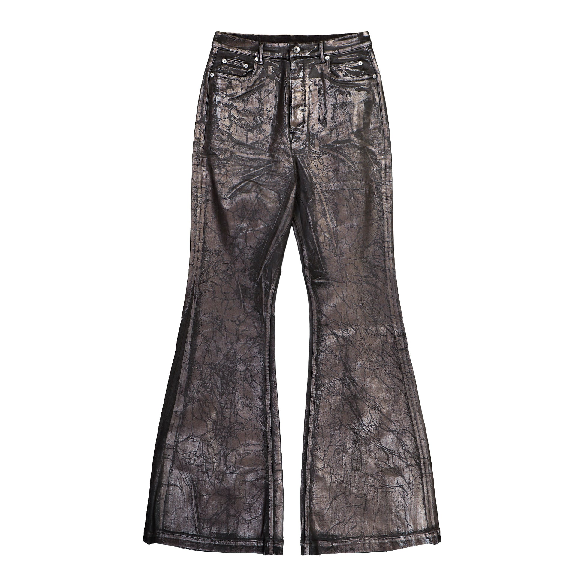 Rick Owens Bolan Bootcut Bronze Denim DU02E7365 SBTMC 94 Detail View 1 | GATE

