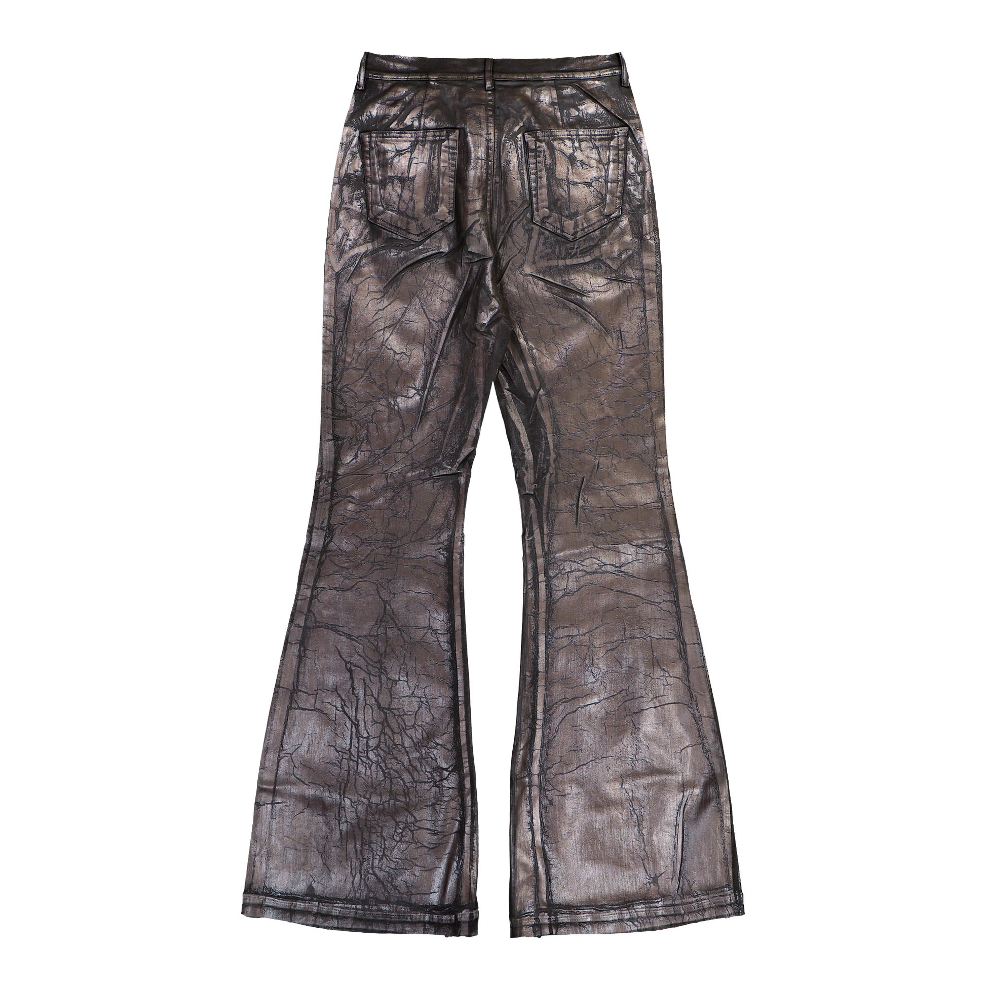 Rick Owens Bolan Bootcut Bronze Denim DU02E7365 SBTMC 94 Detail View 2 | GATE

