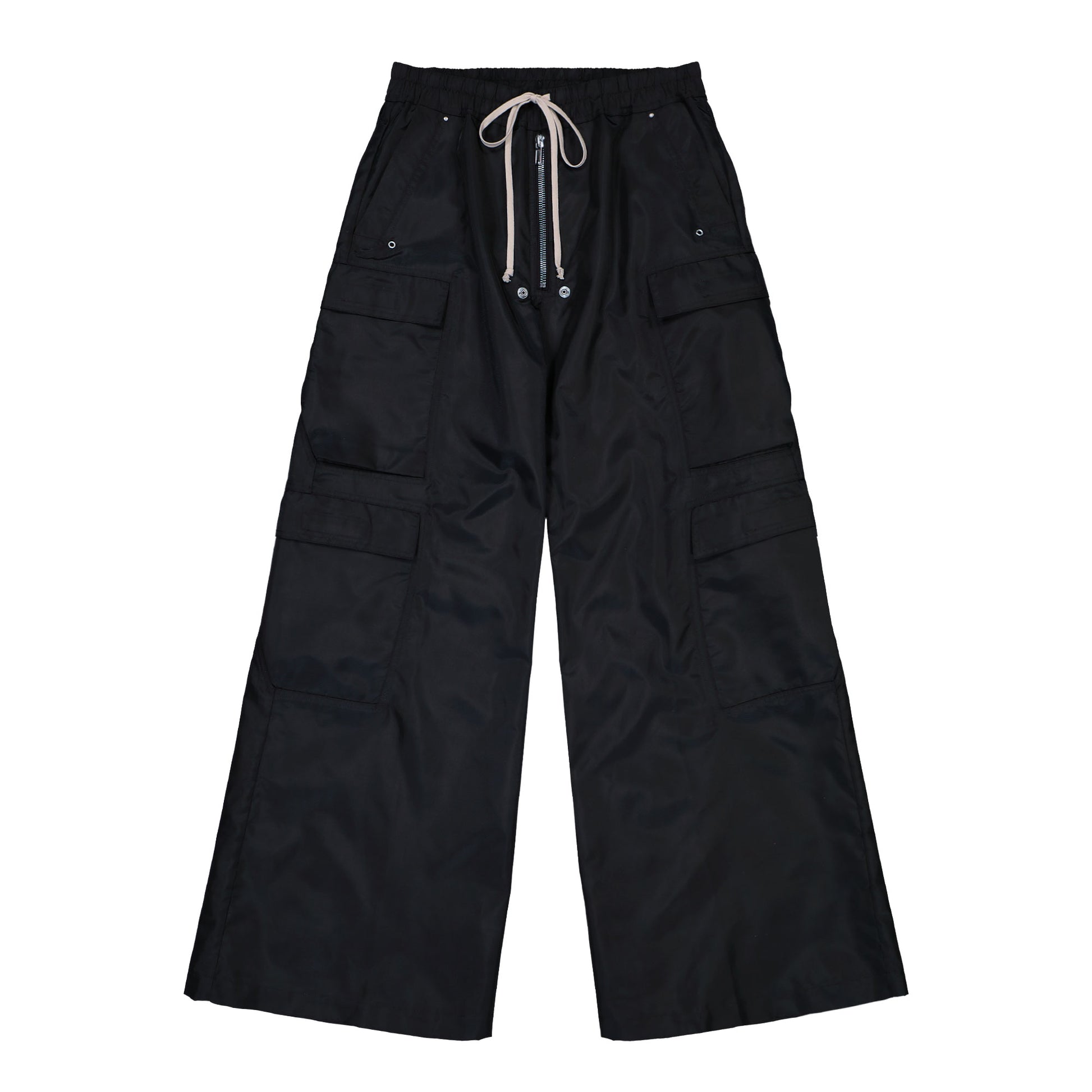 Rick Owens Double Cargo Jumbo Belas Black Pants DU02E7398 NCV 09 Detail View 1 | GATE
