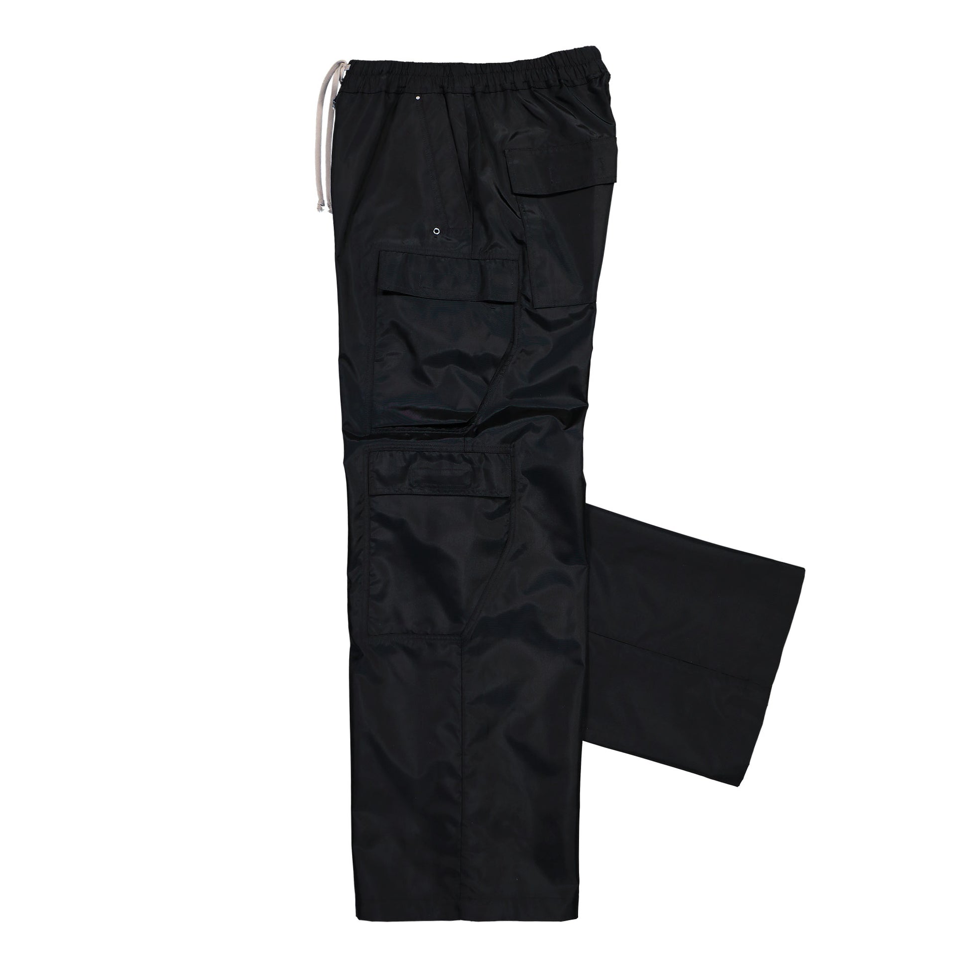 Rick Owens Double Cargo Jumbo Belas Black Pants DU02E7398 NCV 09 Detail View 3 | GATE
