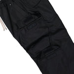 Rick Owens Double Cargo Jumbo Belas Black Pants DU02E7398 NCV 09 Detail View 6 | GATE
