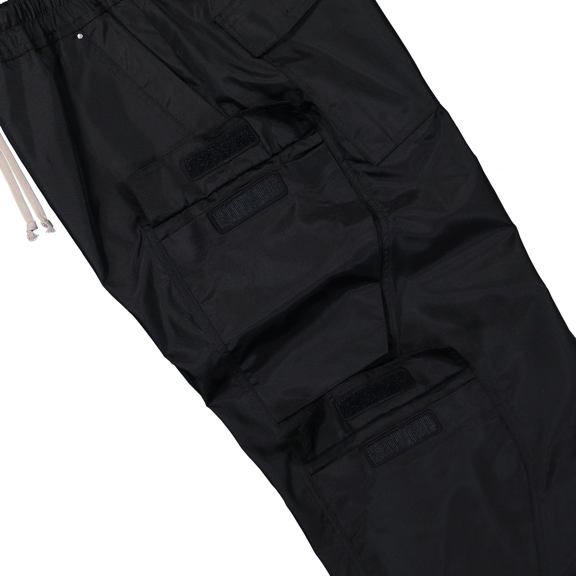 Rick Owens Double Cargo Jumbo Belas Black Pants DU02E7398 NCV 09 Detail View 6 | GATE
