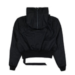 Rick Owens Cropped Alice Parka Black Jackets DU02E7781 NCV 09 Detail View 2 | GATE
