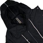 Rick Owens Cropped Alice Parka Black Jackets DU02E7781 NCV 09 Detail View 3 | GATE
