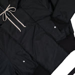 Rick Owens Cropped Alice Parka Black Jackets DU02E7781 NCV 09 Detail View 4 | GATE
