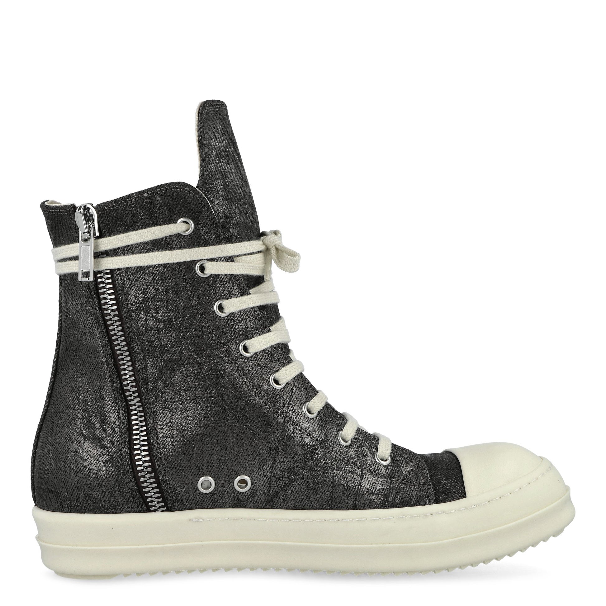 Rick Owens DRKSHDW Sneaks Bronze / Milk / Milk Sneaker DU02E7800 BZMC 9411 Detail View 2 | GATE