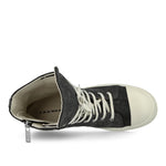 Rick Owens DRKSHDW Sneaks Bronze / Milk / Milk Sneaker DU02E7800 BZMC 9411 Detail View 5 | GATE