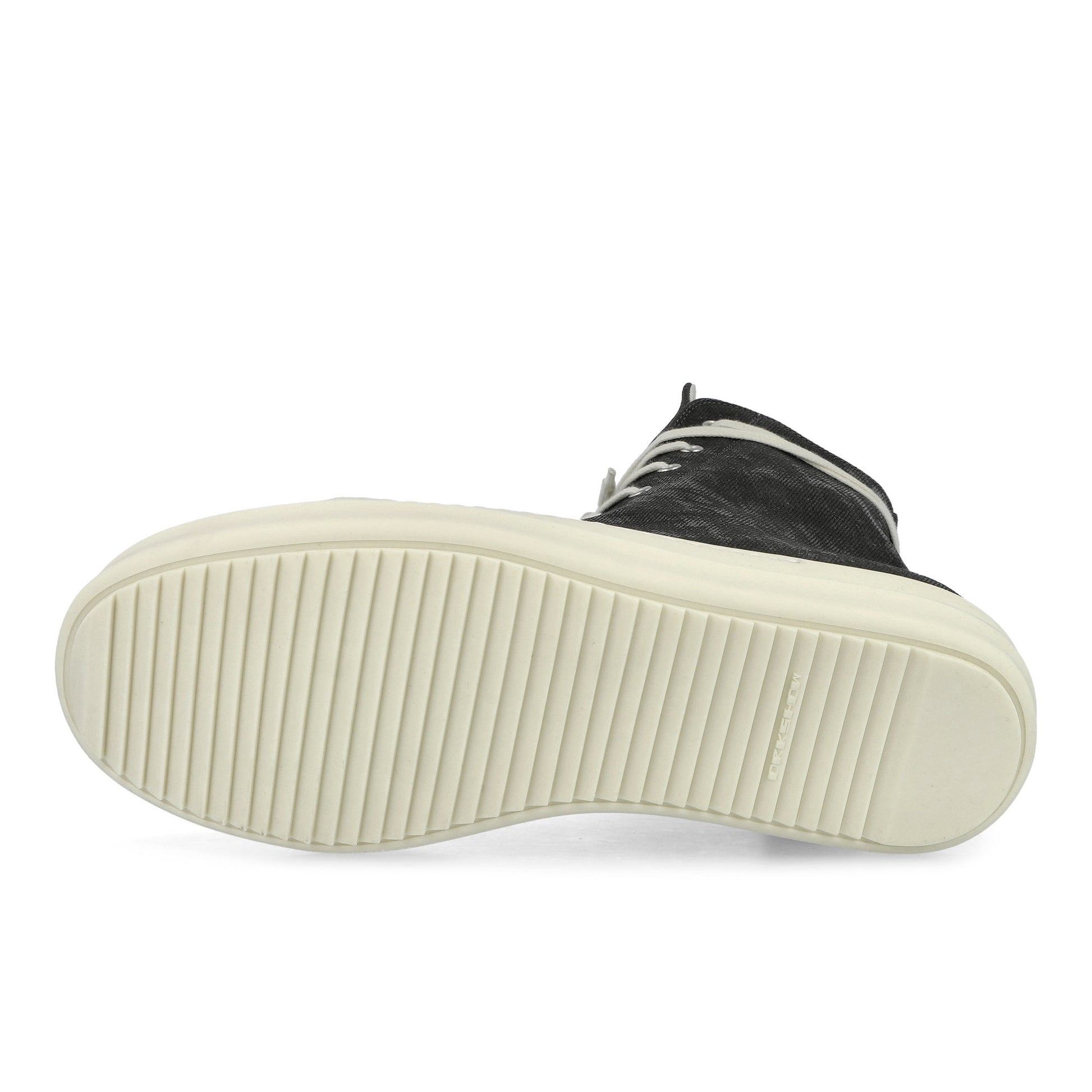 Rick Owens DRKSHDW Sneaks Bronze / Milk / Milk Sneaker DU02E7800 BZMC 9411 Detail View 6 | GATE