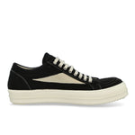 Rick Owens DRKSHDW Vintage Sneaks Black / Milk / Milk Sneaker DU02E7803 BMOLVS 911 Detail View 2 | GATE
