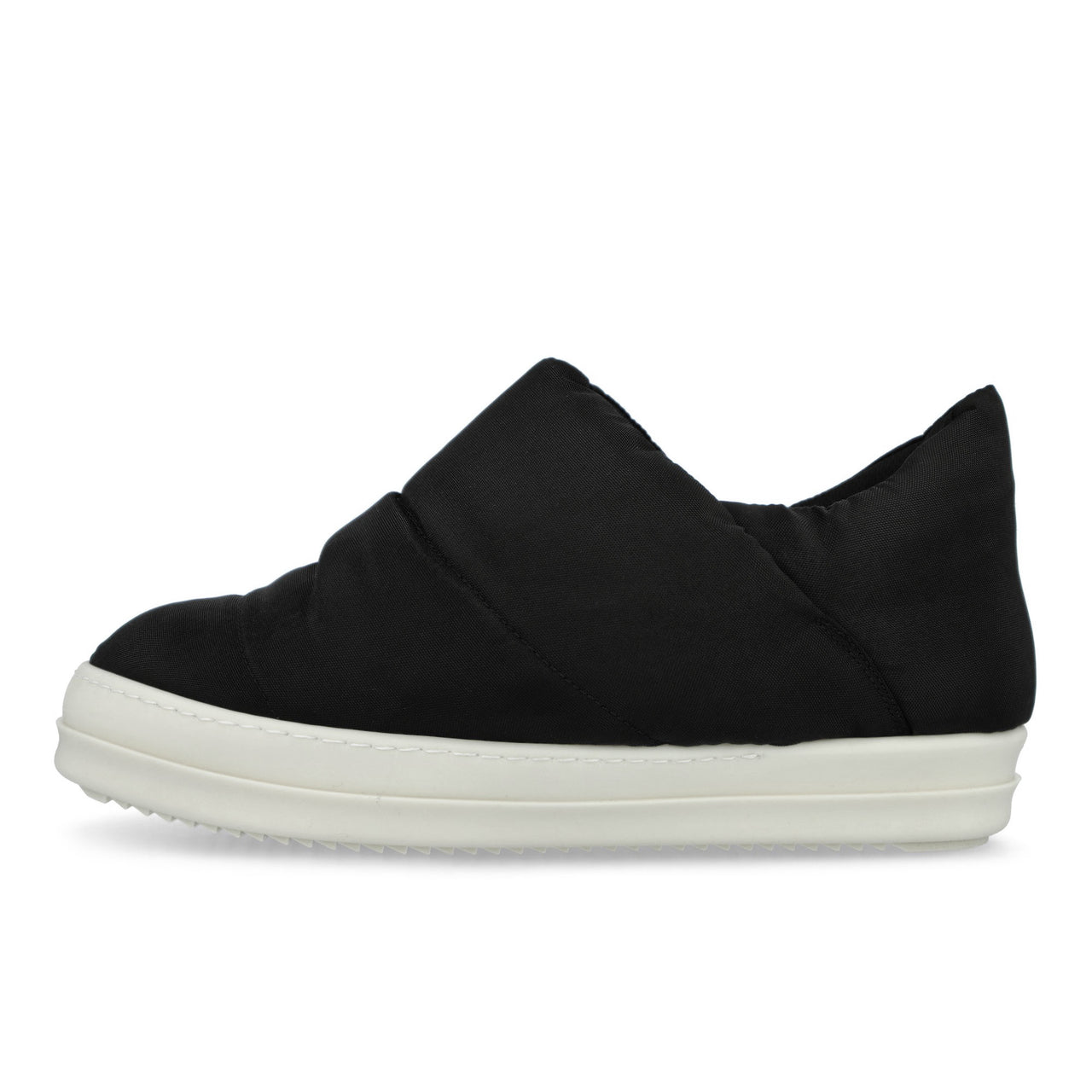 Rick Owens DRKSHDW Puffer Slip On Black / Milk Sneaker DU02E7827 NCV 91 Detail View 1 | GATE