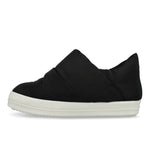 Rick Owens DRKSHDW Puffer Slip On Black / Milk Sneaker DU02E7827 NCV 91 Detail View 1 | GATE