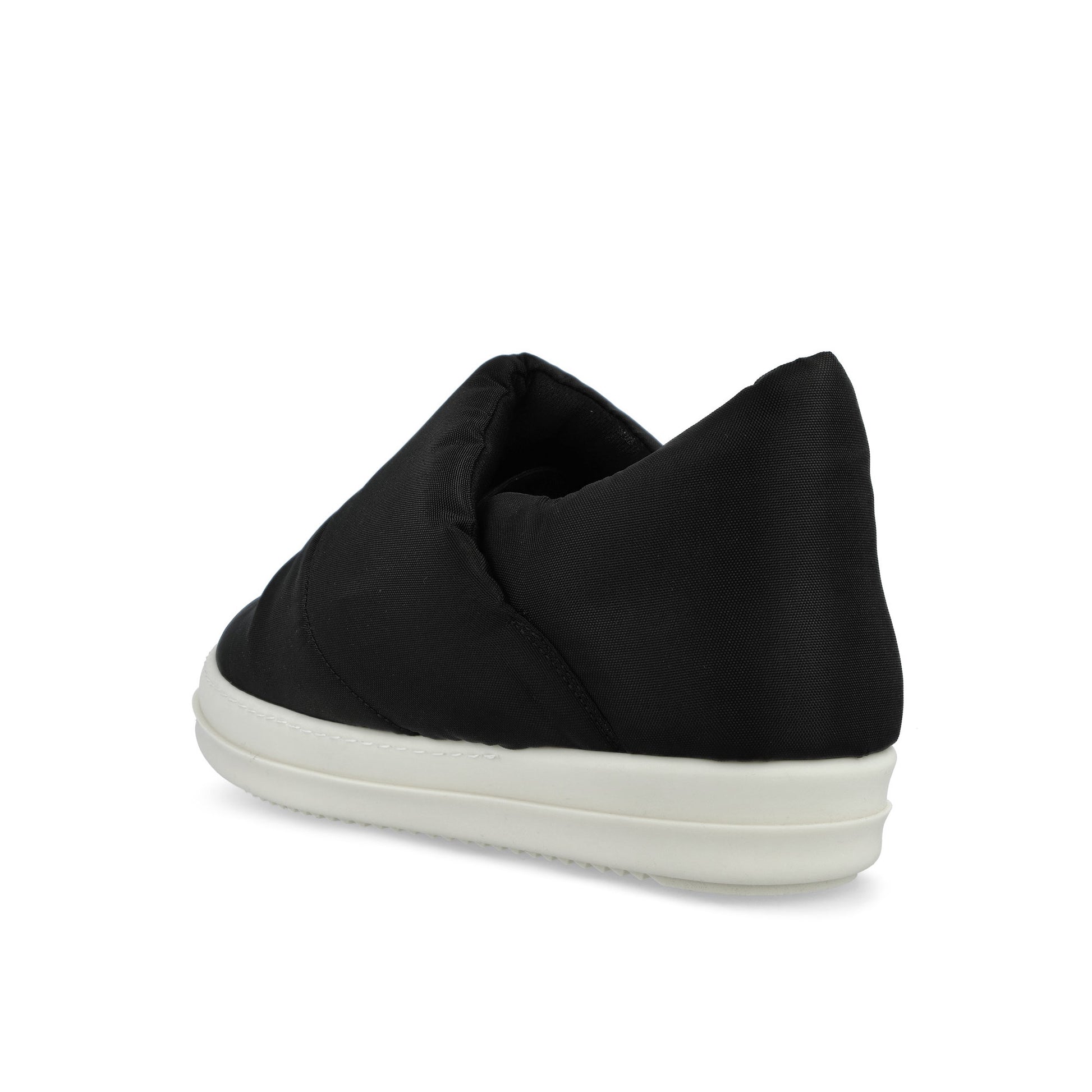 Rick Owens DRKSHDW Puffer Slip On Black / Milk Sneaker DU02E7827 NCV 91 Detail View 3 | GATE