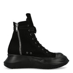 Rick Owens DRKSHDW Cargo Abstract Sneaks All Black Sneaker DU02E7841 DO 09ALL Detail View 2 | GATE
