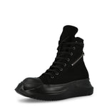Rick Owens DRKSHDW Cargo Abstract Sneaks All Black Sneaker DU02E7841 DO 09ALL Detail View 4 | GATE