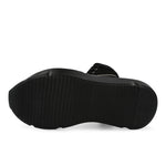 Rick Owens DRKSHDW Cargo Abstract Sneaks All Black Sneaker DU02E7841 DO 09ALL Detail View 6 | GATE