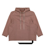 Rick Owens DRKSHDW Peter Hoodie Grape Hoodies DU02F6280 HFP 86 Detail View 1 | GATE