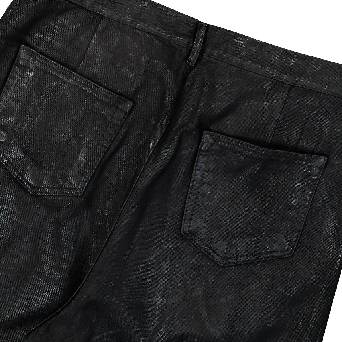 Rick Owens DRKSHDW Joris Black Denim DU02F6356 BMC 09 Detail View 5 | GATE
