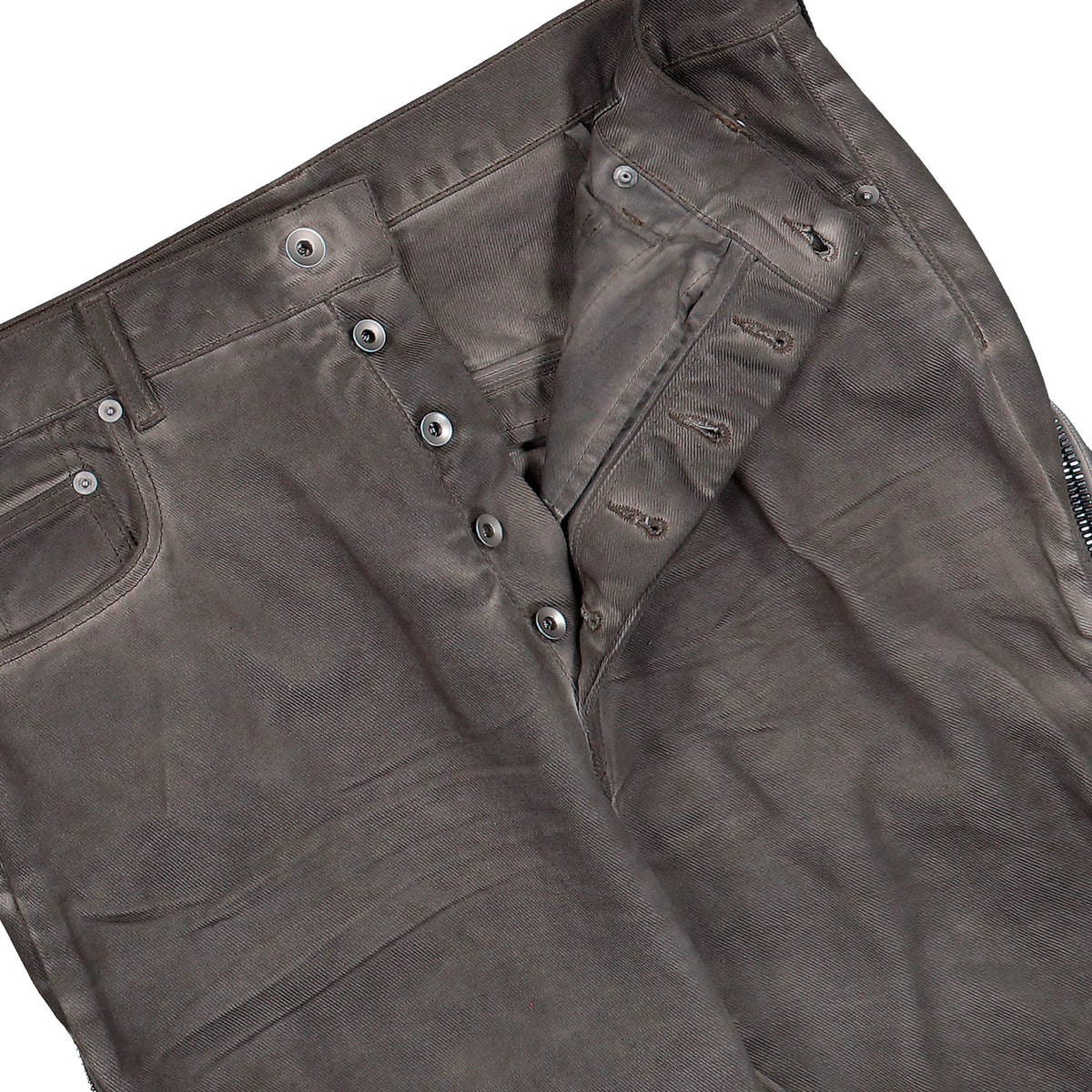 Rick Owens DRKSHDW Bolan Banana Dark Dust Denim DU02F6363 DLD 78 Detail View 4 | GATE