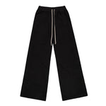 Rick Owens DRKSHDW Wide Pusher Pants Black Pants DU02F6393 CVS 09 Detail View 1 | GATE