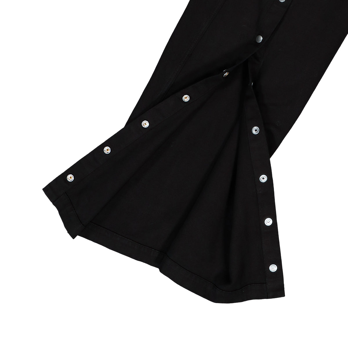 Rick Owens DRKSHDW Wide Pusher Pants Black Pants DU02F6393 CVS 09 Detail View 6 | GATE