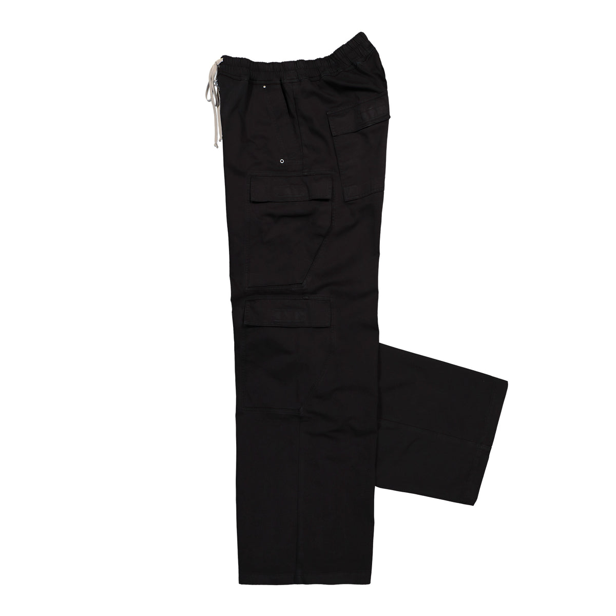 Rick Owens DRKSHDW Double Cargo Jumbo Belas Black Pants DU02F6398 TW 09 Detail View 3 | GATE