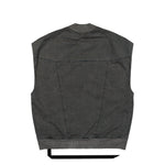 Rick Owens DRKSHDW Jumbo SL Flight Vest Gravel Vests DU02F6771 CVG 148 Detail View 2 | GATE