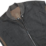 Rick Owens DRKSHDW Jumbo SL Flight Vest Gravel Vests DU02F6771 CVG 148 Detail View 3 | GATE