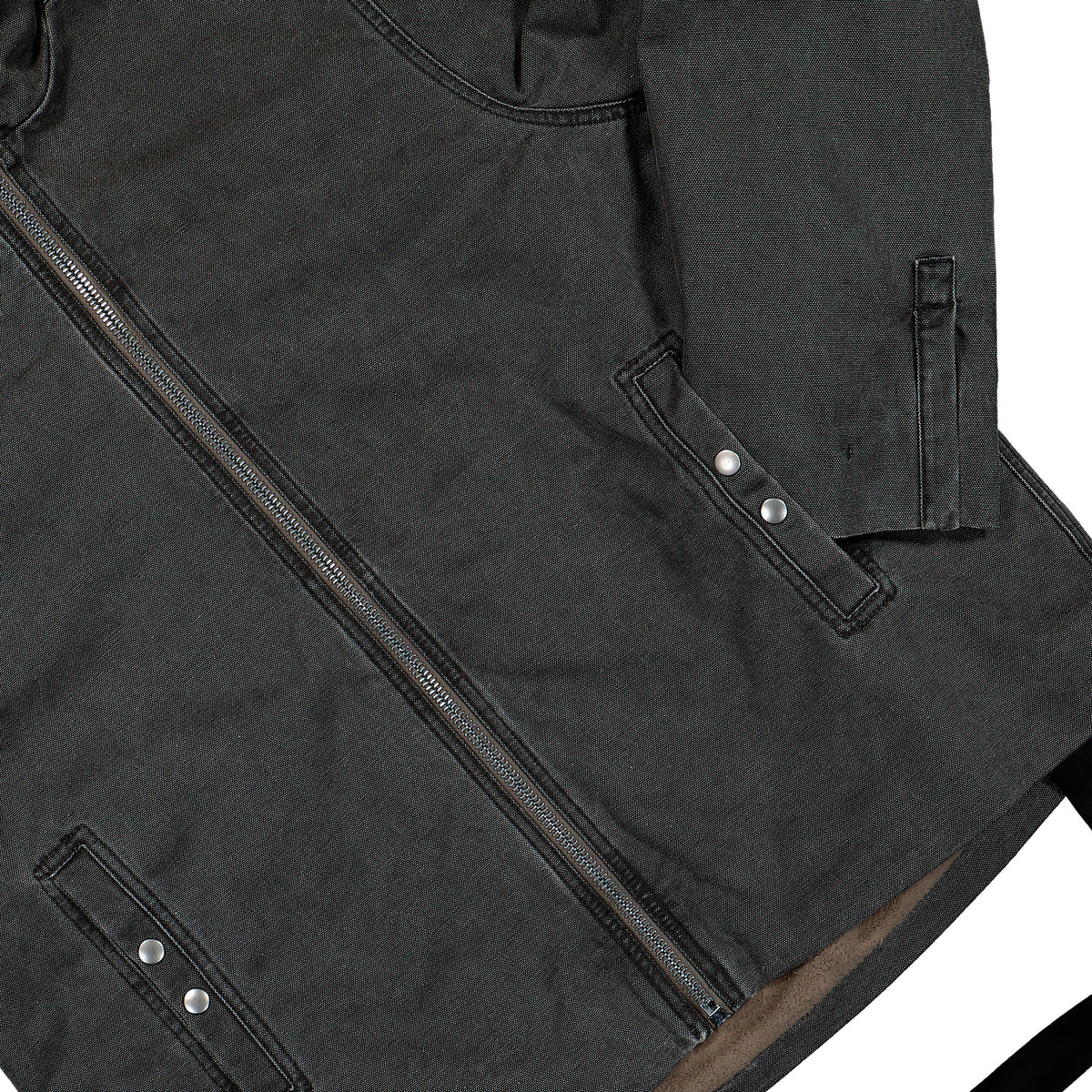 Rick Owens DRKSHDW Gimp Zipfront Jacket Gravel Jackets DU02F6778 CVG 148 Detail View 4 | GATE

