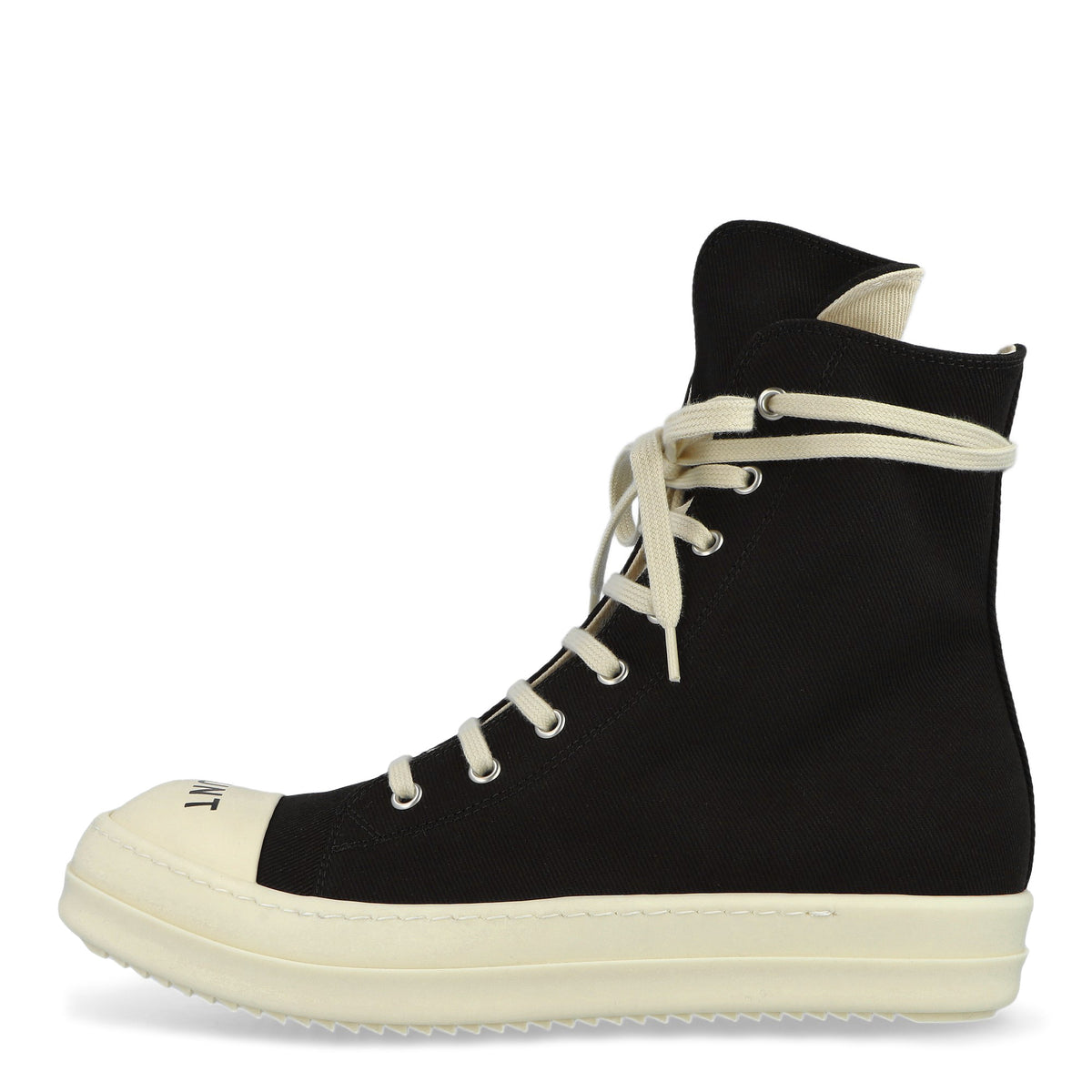 Rick Owens Sneaks Black / Milk / Milk sneaker DU02F6800 DOEP7 911 Detail View 1 | GATE
