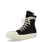 Rick Owens Sneaks Black / Milk / Milk sneaker DU02F6800 DOEP7 911 Detail View 4 | GATE
