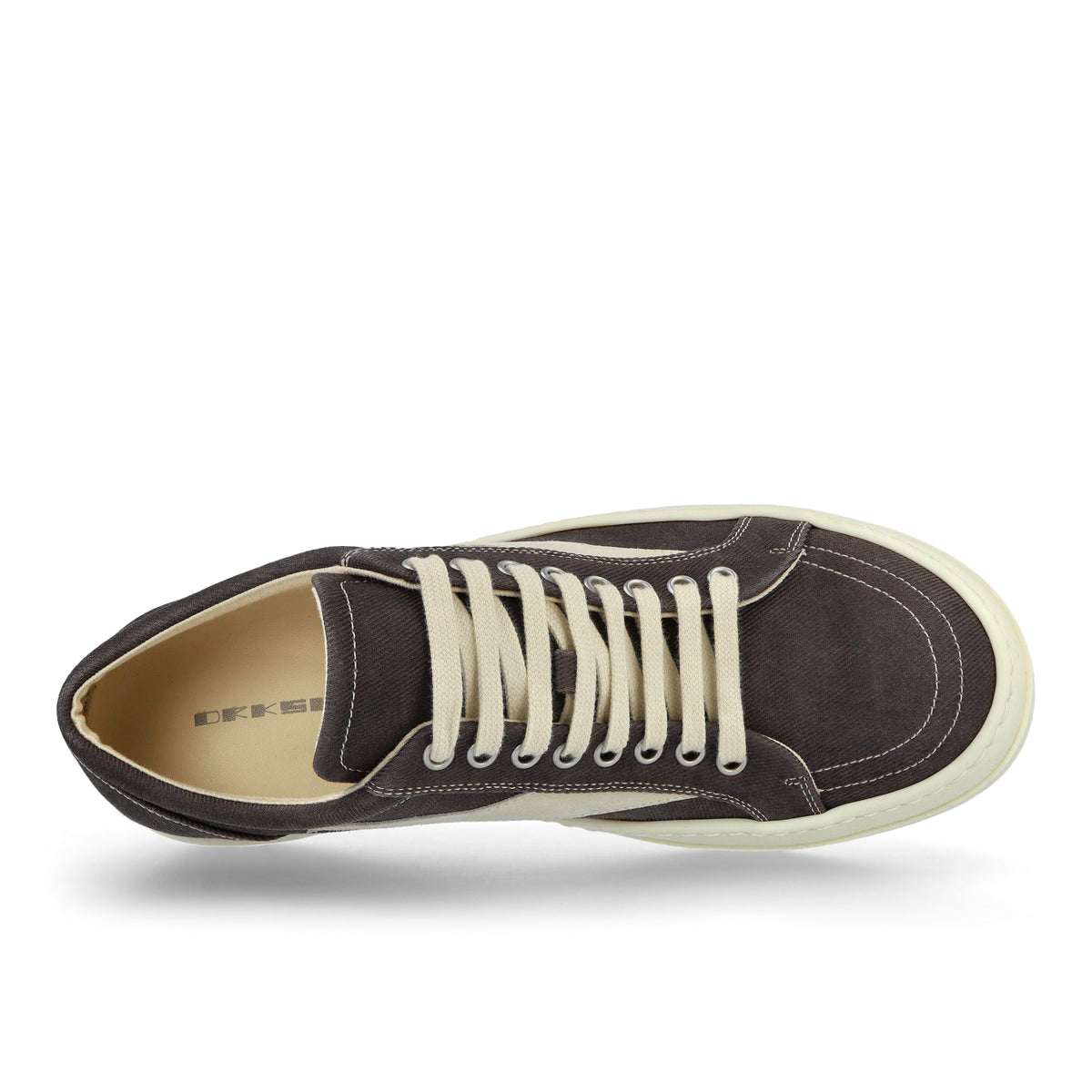 Rick Owens Vintage Sneaks Grape / Milk / Milk sneaker DU02F6803 DLDLVS 8611 Detail View 5 | GATE
