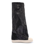 Rick Owens Elephant Boot Black / Milk / Milk boot DU02F6813 BMC 911 Detail View 2 | GATE
