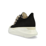 Rick Owens Jumbolace Abstract Low Sneaks Black / Milk / Milk sneaker DU02F6845 DOW2 911 Detail View 3 | GATE

