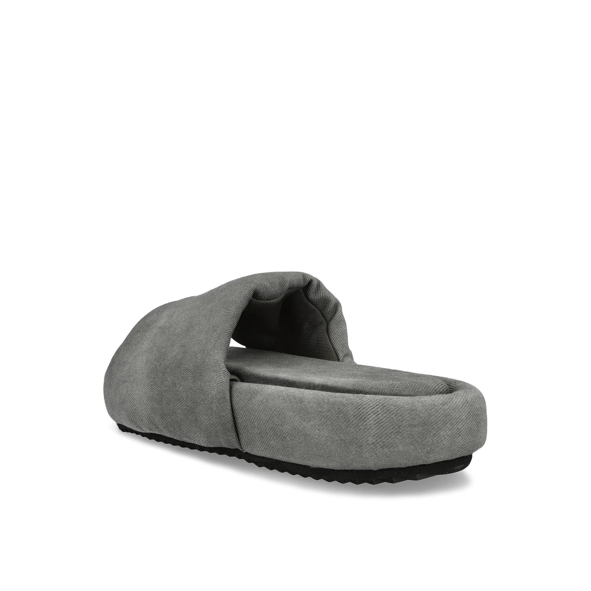 Rick Owens Chancla Black / Milk / Milk sliders DU02F6857 DLD 78 Detail View 3 | GATE
