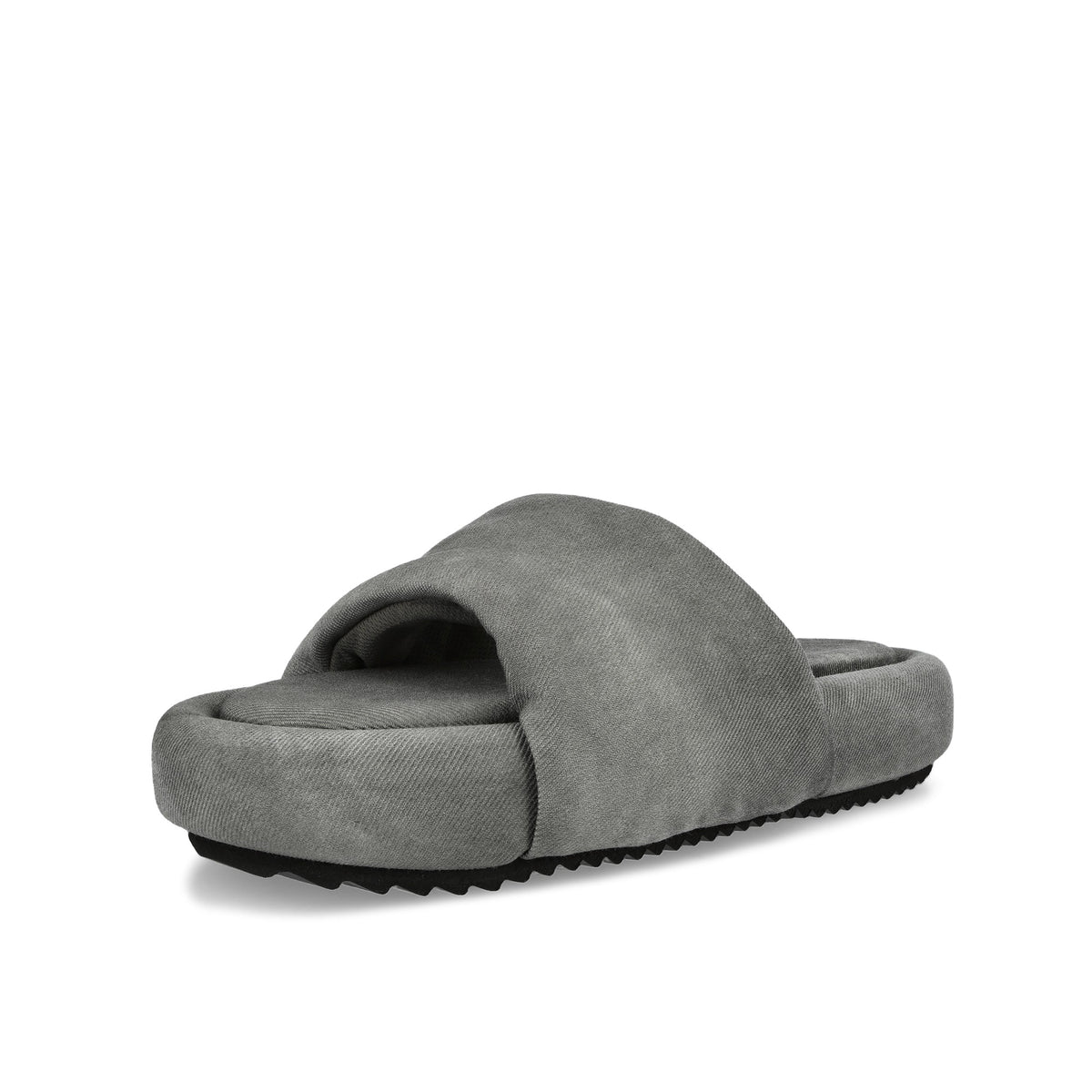 Rick Owens Chancla Black / Milk / Milk sliders DU02F6857 DLD 78 Detail View 4 | GATE

