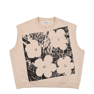 Études Studio Boxy Fit Crew AW Flowers Beige Detail view 1 | Gate