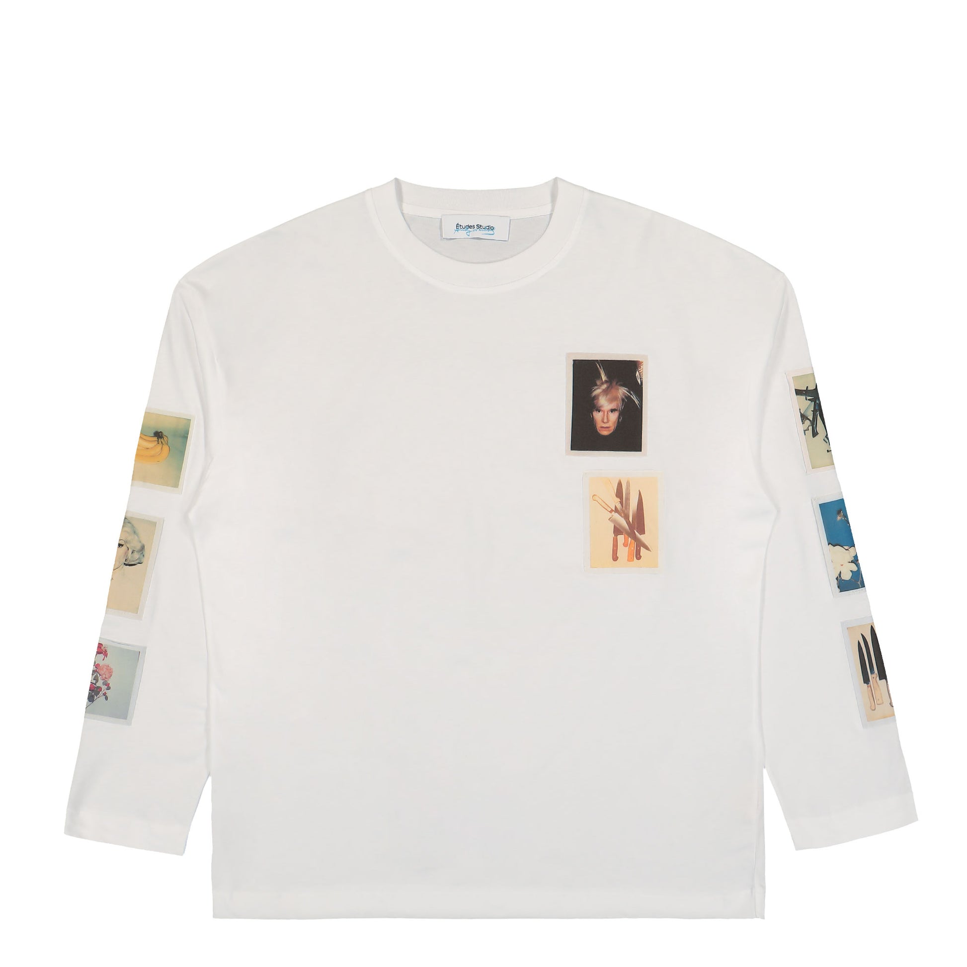 Études Studio LS Relax T-Shirt AW Polaroid White Detail view 1 | Gate