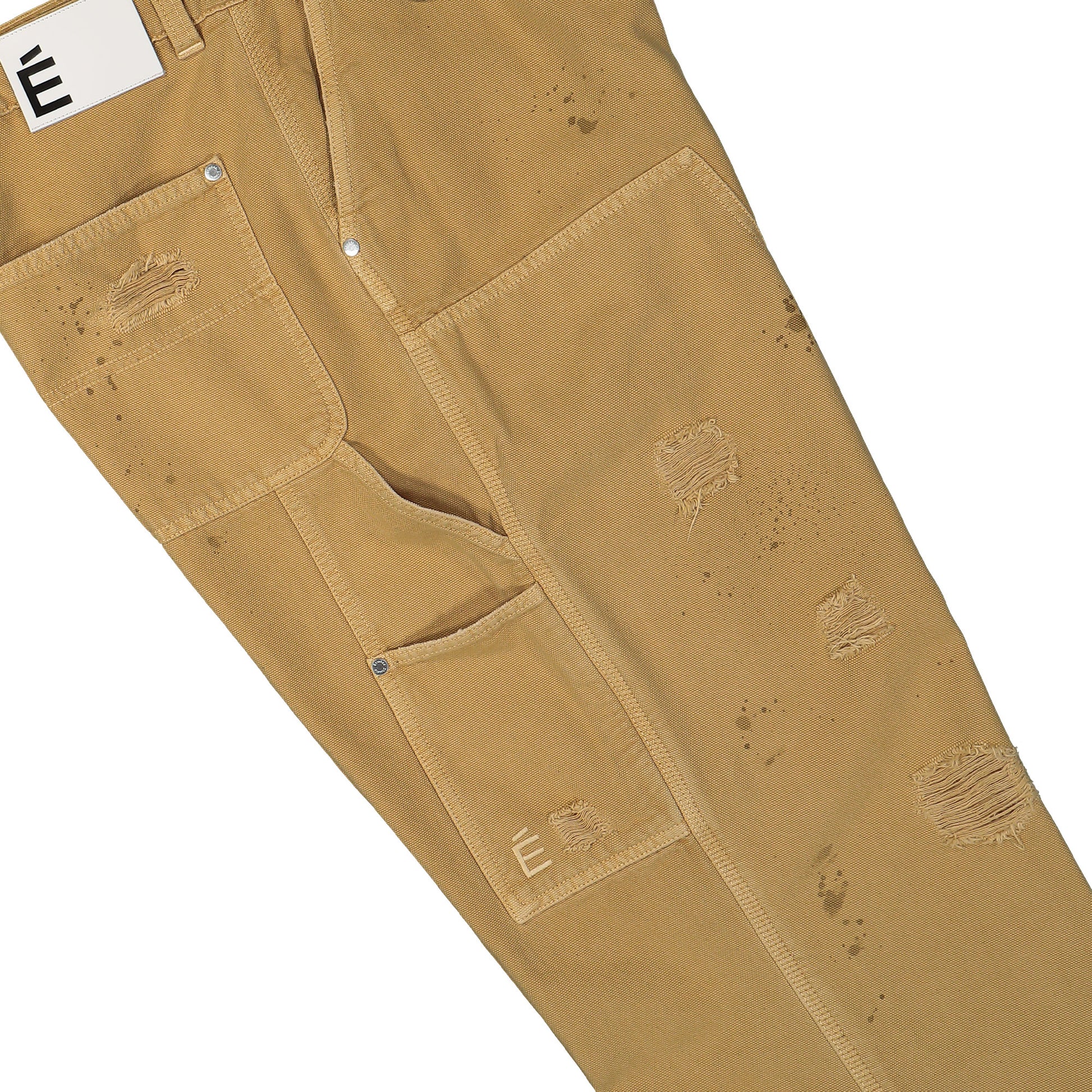 Études Studio Loose Carpenter Pants Brown Detail view 7 | Gate