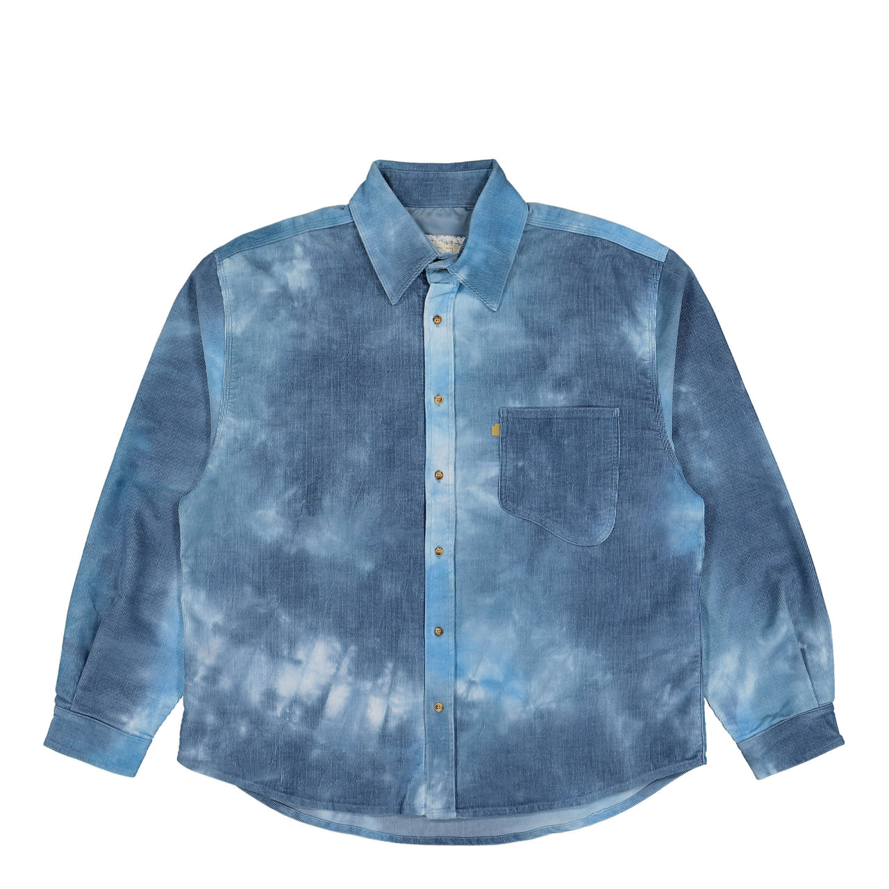 Tie-Dye Corduroy Overshirt