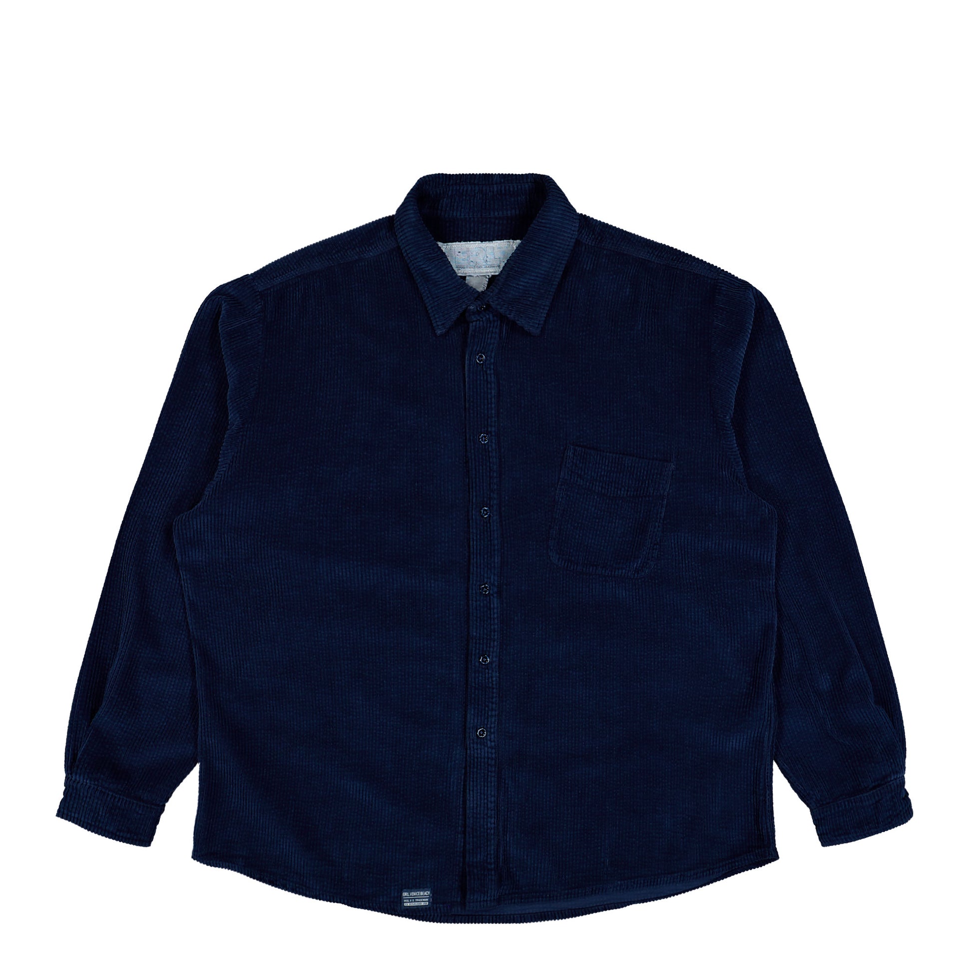 ERL Woven Corduroy Overshirt Navy Overshirt ERL11B019-1 / Navy | Overkill

